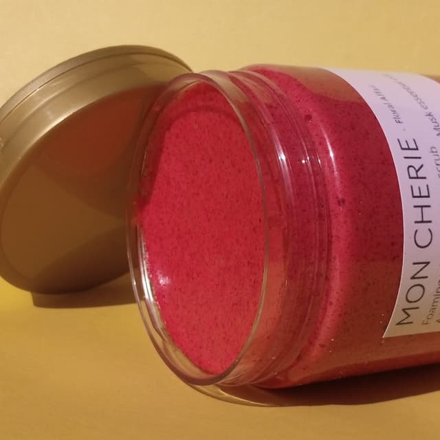 MON CHERIE - floral affair body scrub- JUMBO SIZE