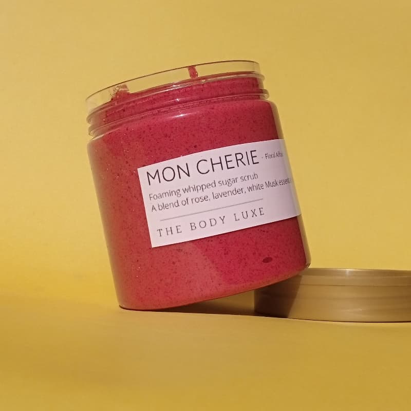 MON CHERIE - floral affair body scrub- JUMBO SIZE
