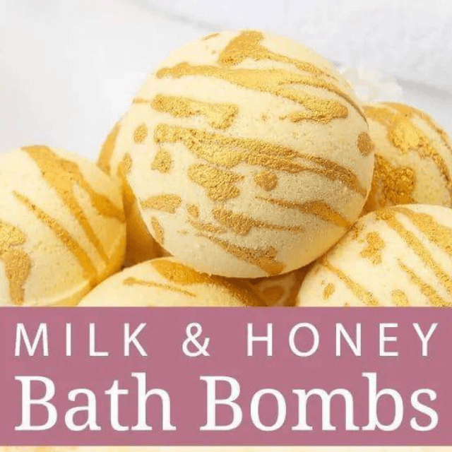 Milk & Honey Bath Bomb - 1pc