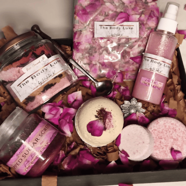 Rose Love Bath Care Box - The Body Luxe