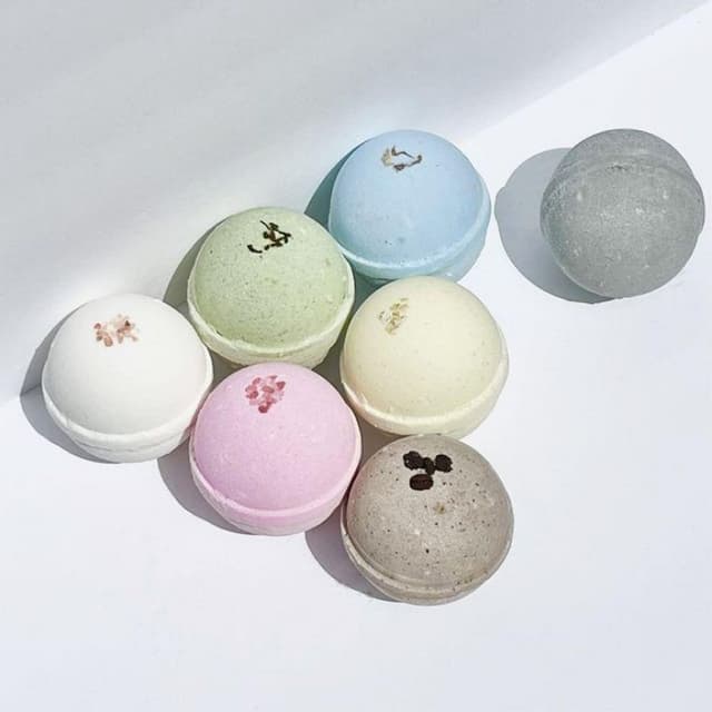 Pastel Bath Bombs Gift Box Set - Pack of  7