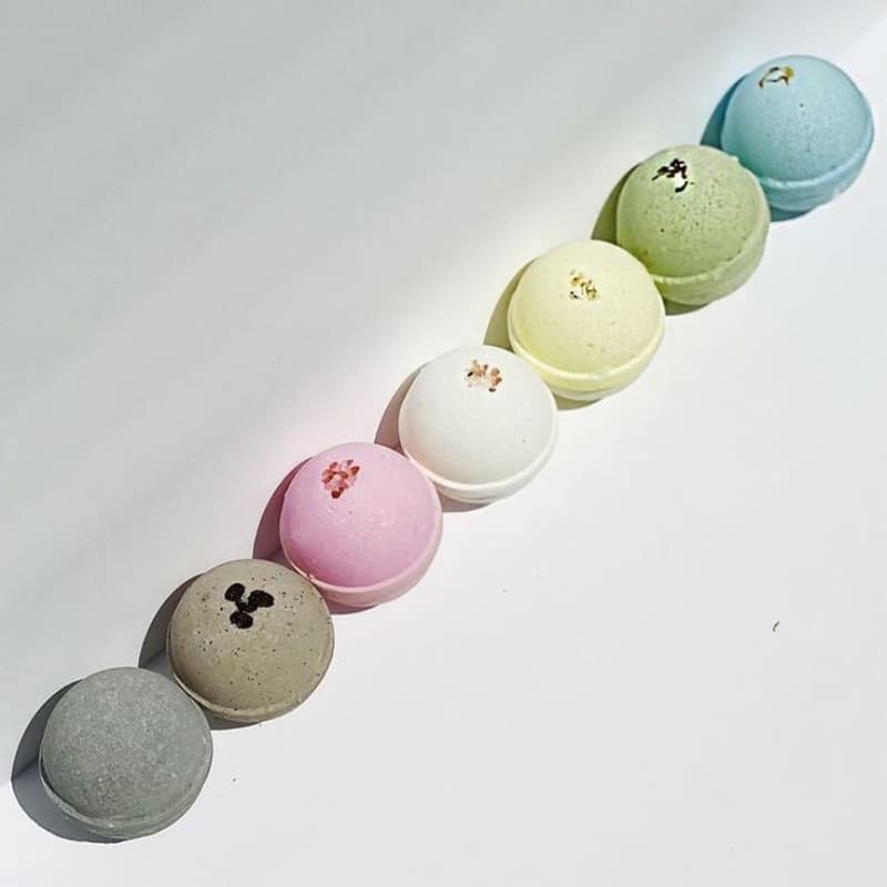 Pastel Bath Bombs Gift Box Set - Pack of  7
