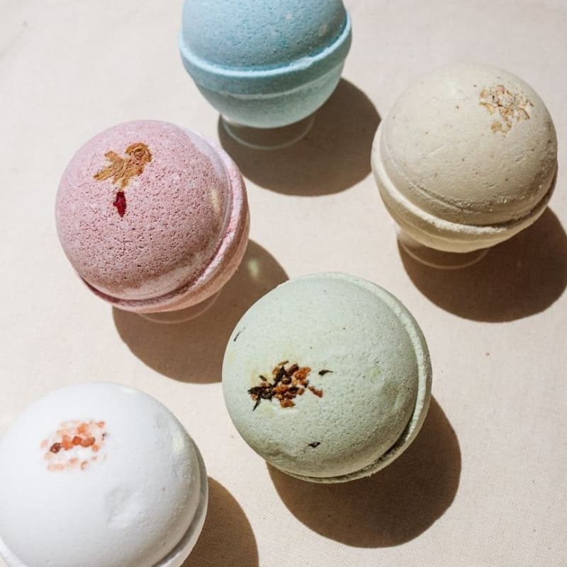 Pastel Bath Bombs Gift Box Set - Pack of  7