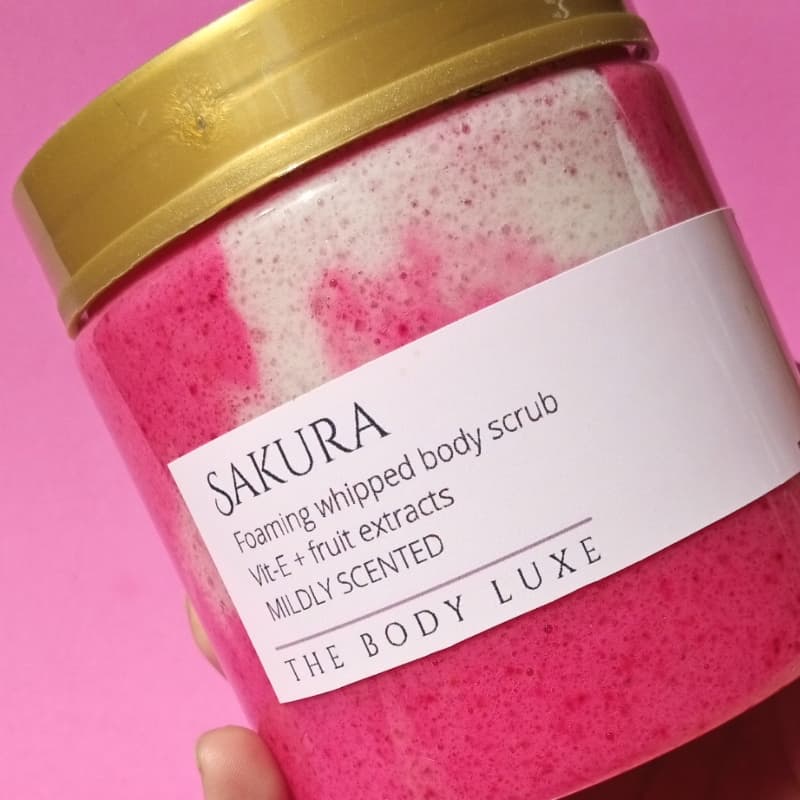 Sakura - Jumbo sized luxury body scrub.