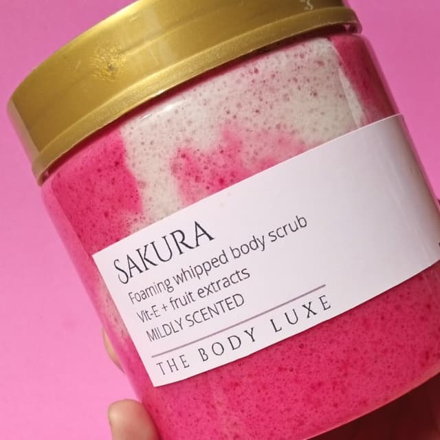 Sakura - Jumbo sized luxury body scrub.
