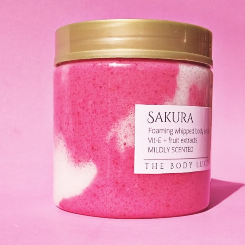Sakura - Jumbo sized luxury body scrub.