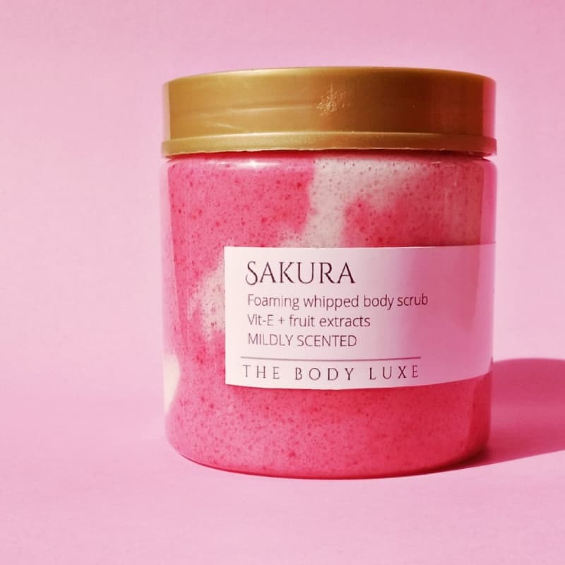 Sakura - Jumbo sized luxury body scrub.