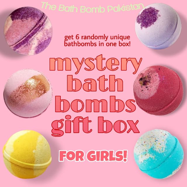Mystery Bath Bombs Gift Set For Girls!