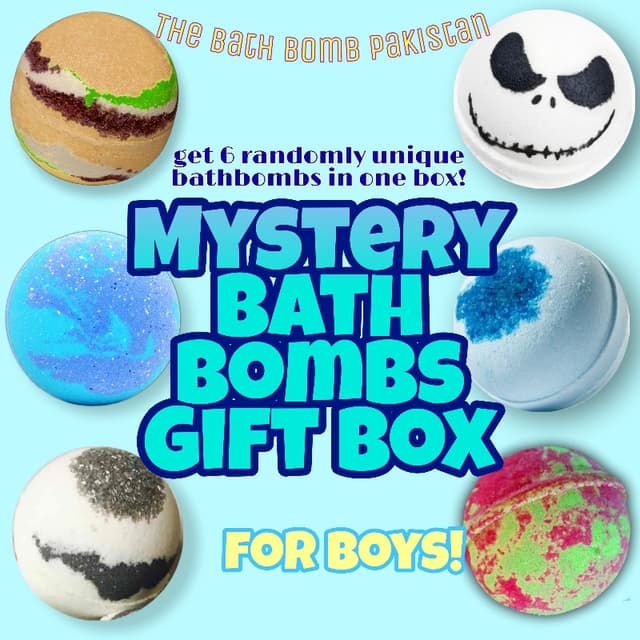 Mystery Bath Bombs Gift Set For Boys!