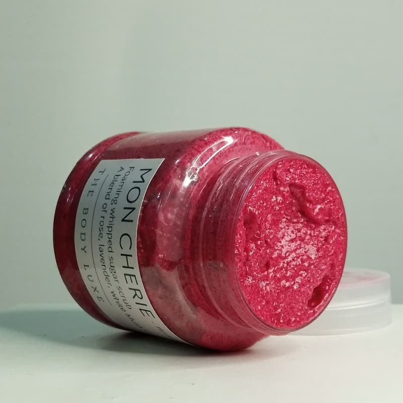 Mon Cherie - Floral affair body scrub Regular Size.