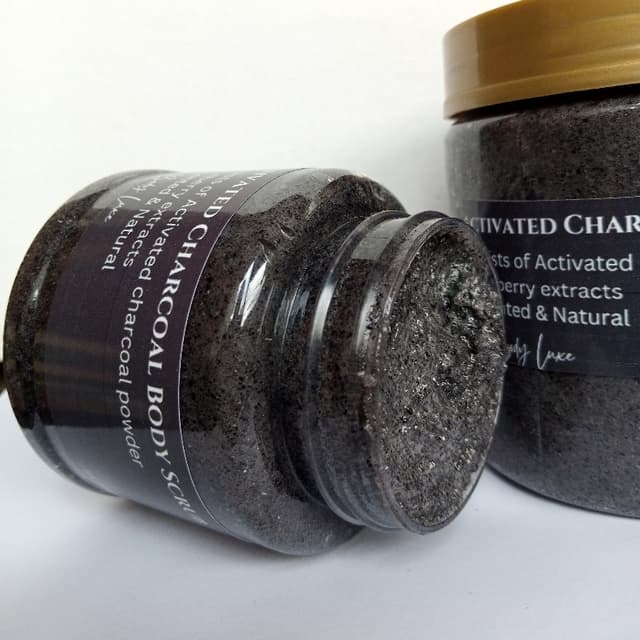 Activated Charcoal Body Scrub - Regular size