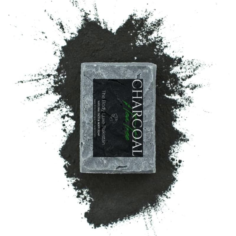 Charcoal & Tea Tree enriched natural face & body soap