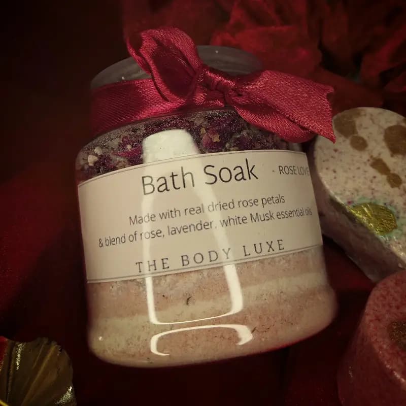 Rose Love Bath Soak Jar - Regular Size