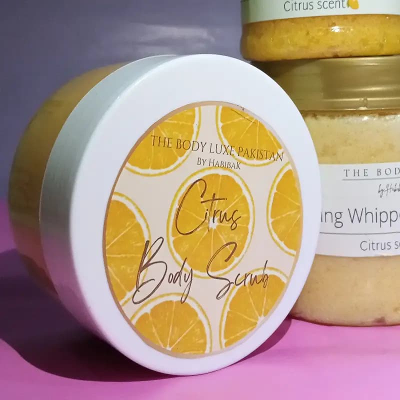 Citrus Scent  Body Scrub - Large Size