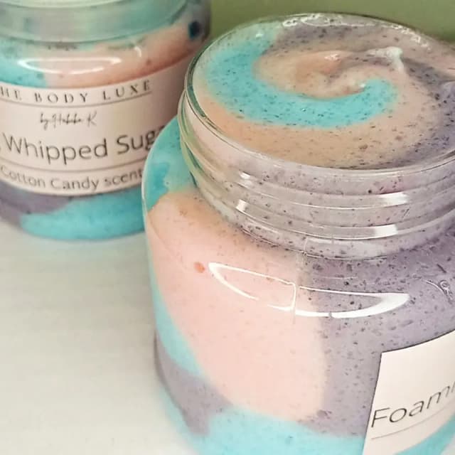 Cotton Candy Scented Body Scrub - Regular size
