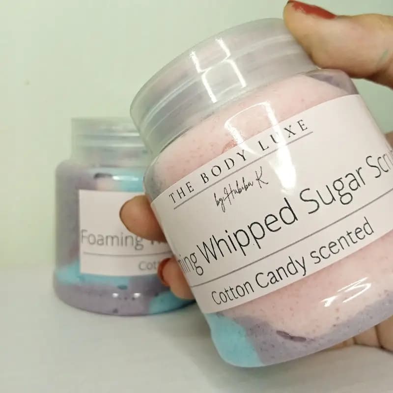 Cotton Candy Scented Body Scrub - Regular size